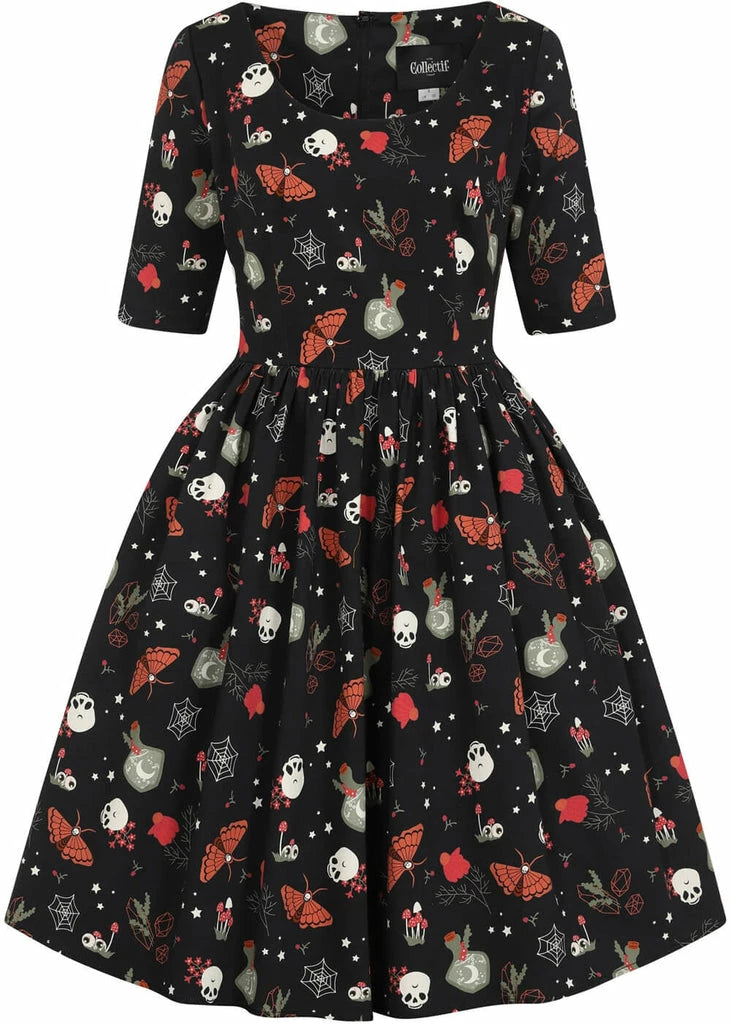 Witches Garden 50’s Swing Dress