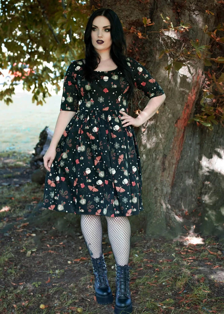 Witches Garden 50’s Swing Dress