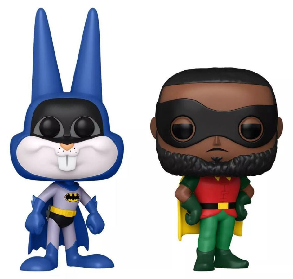 Space Jam 2: A New Legacy | Bugs Bunny as Batman & LeBron James as Robin US Exc Pop! 2-Pack