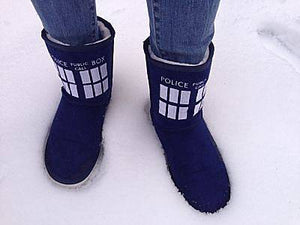 Tardis Slipper Boot