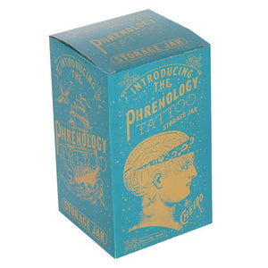 Phrenology Head Storage Jar