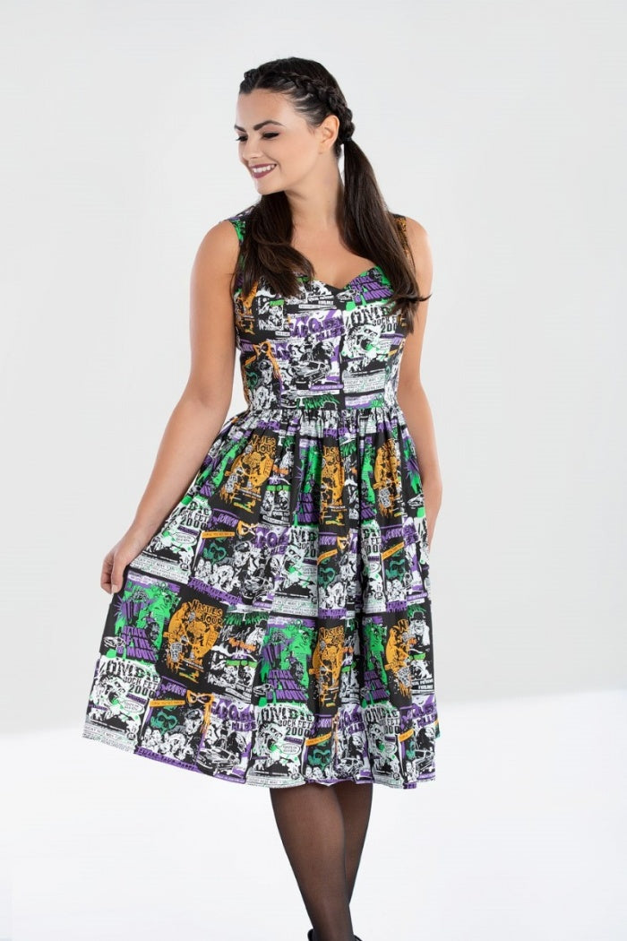 Be Afraid 50’s Dress