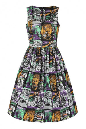 Be Afraid 50’s Dress