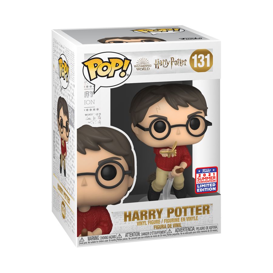 Harry Potter | Harry Flying with Winged Key SDCC 2021 US Exclusive Pop! Vinyl