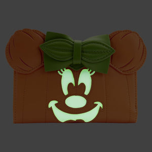 Disney | Minnie Mouse Pumpkin Glow Face Flap Purse