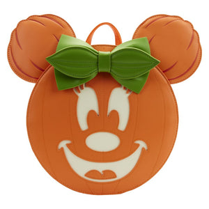 Disney | Minnie Mouse Pumpkin Glow Face Mini Backpack