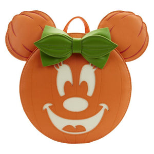 Disney | Minnie Mouse Pumpkin Glow Face Mini Backpack