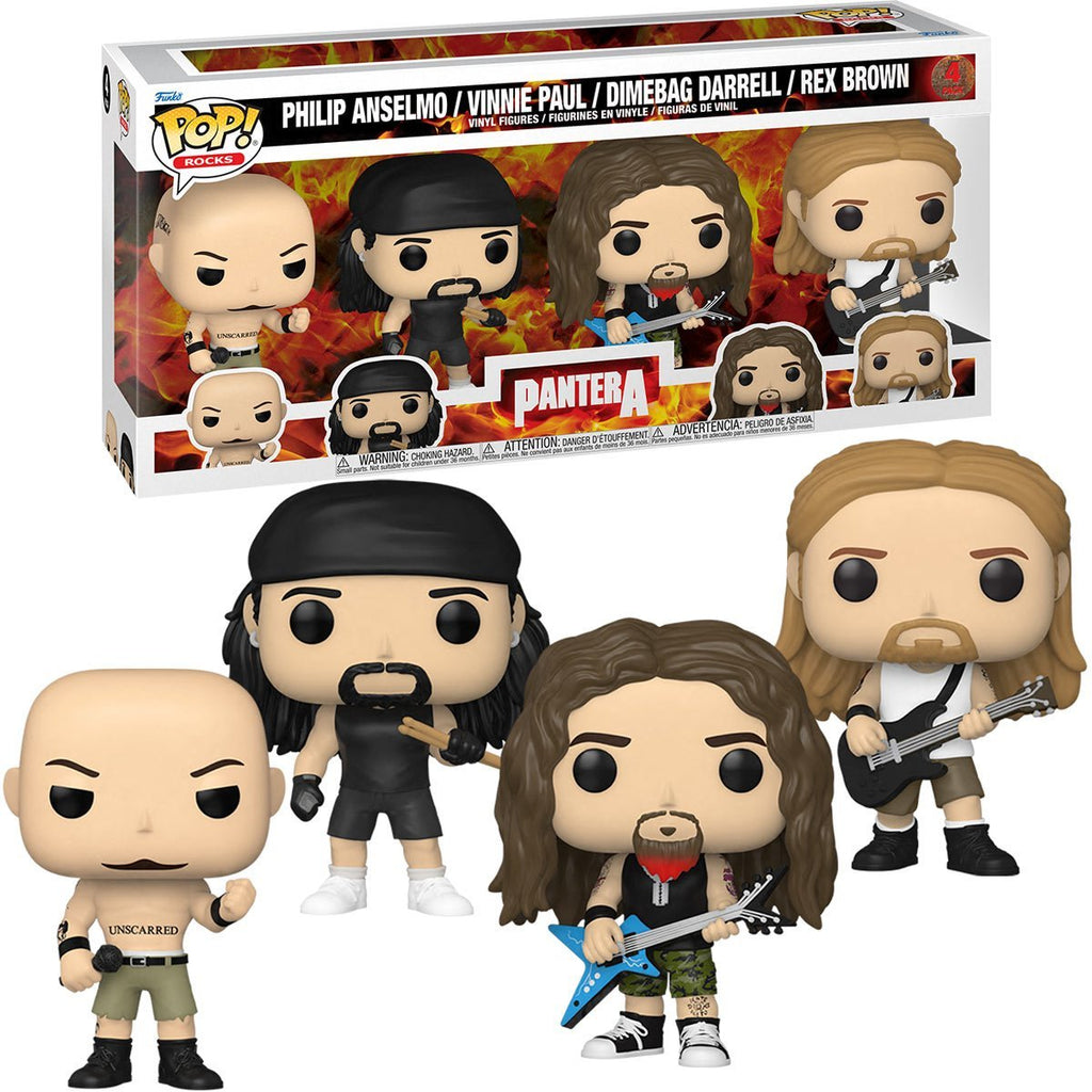 Pantera Pop! Vinyl Figure 4-Pack