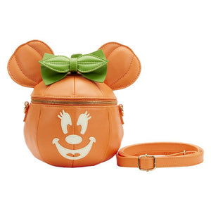 Disney | Minnie Mouse Pumpkin Glow Face Crossbody Bag