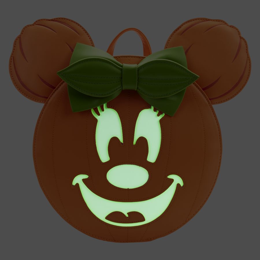 Disney | Minnie Mouse Pumpkin Glow Face Mini Backpack