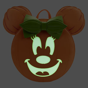 Disney | Minnie Mouse Pumpkin Glow Face Mini Backpack