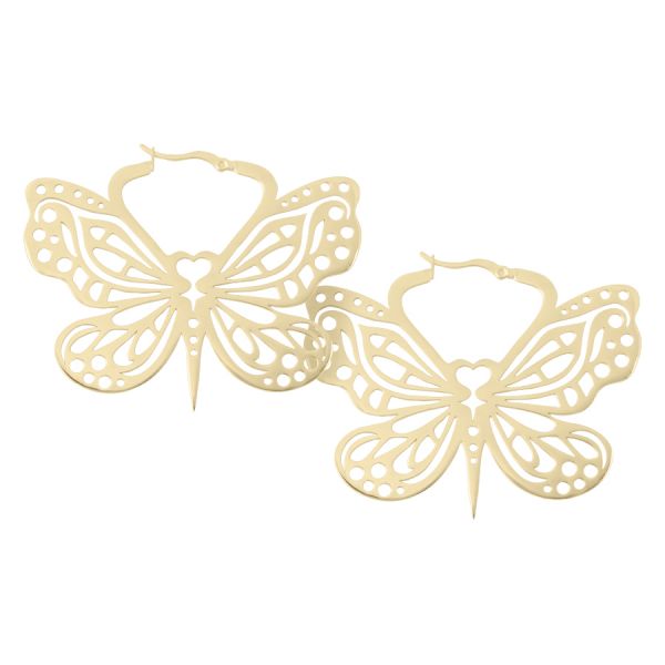 Bohemian Butterfly Hoops